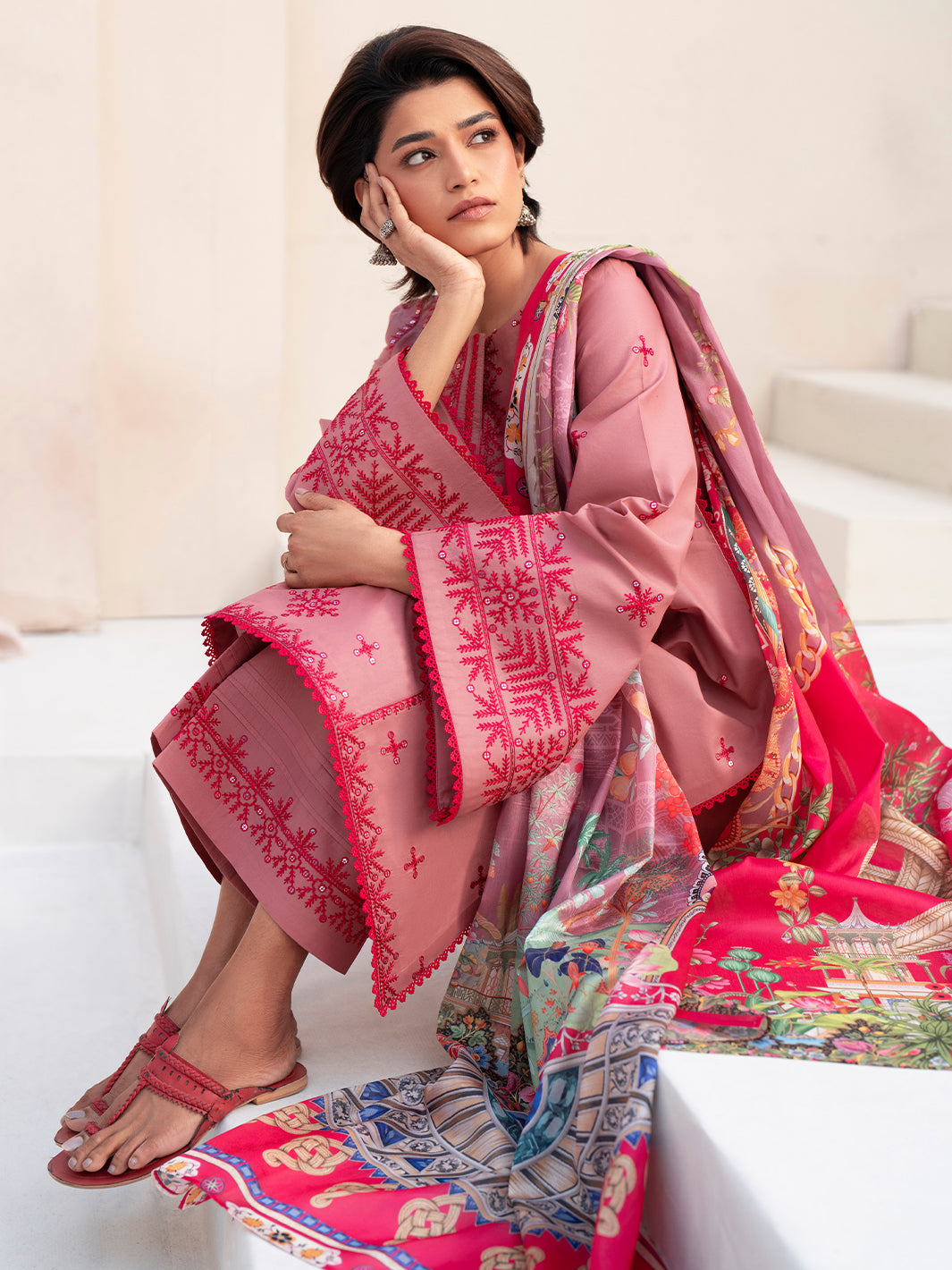 Bin Ilyas | Aaina Summer Edit 25 | 83 - B - Official Bin Ilyas - Agha Fabrics UK