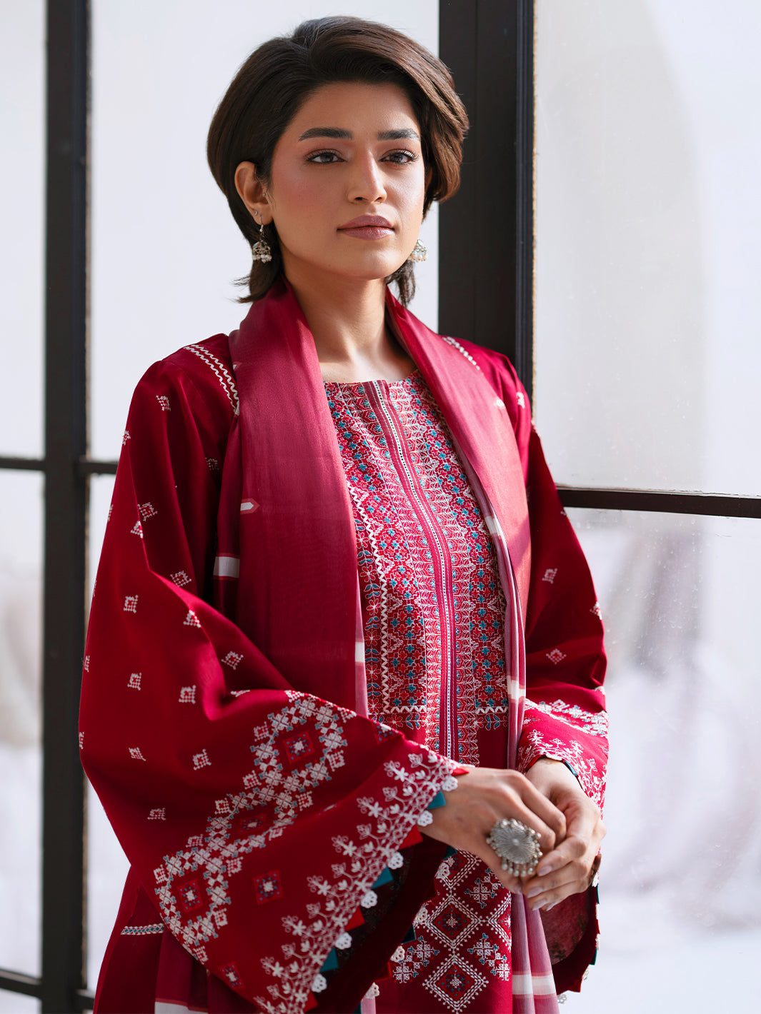 Bin Ilyas | Aaina Summer Edit 25 | 84 - A - Official Bin Ilyas - Agha Fabrics UK