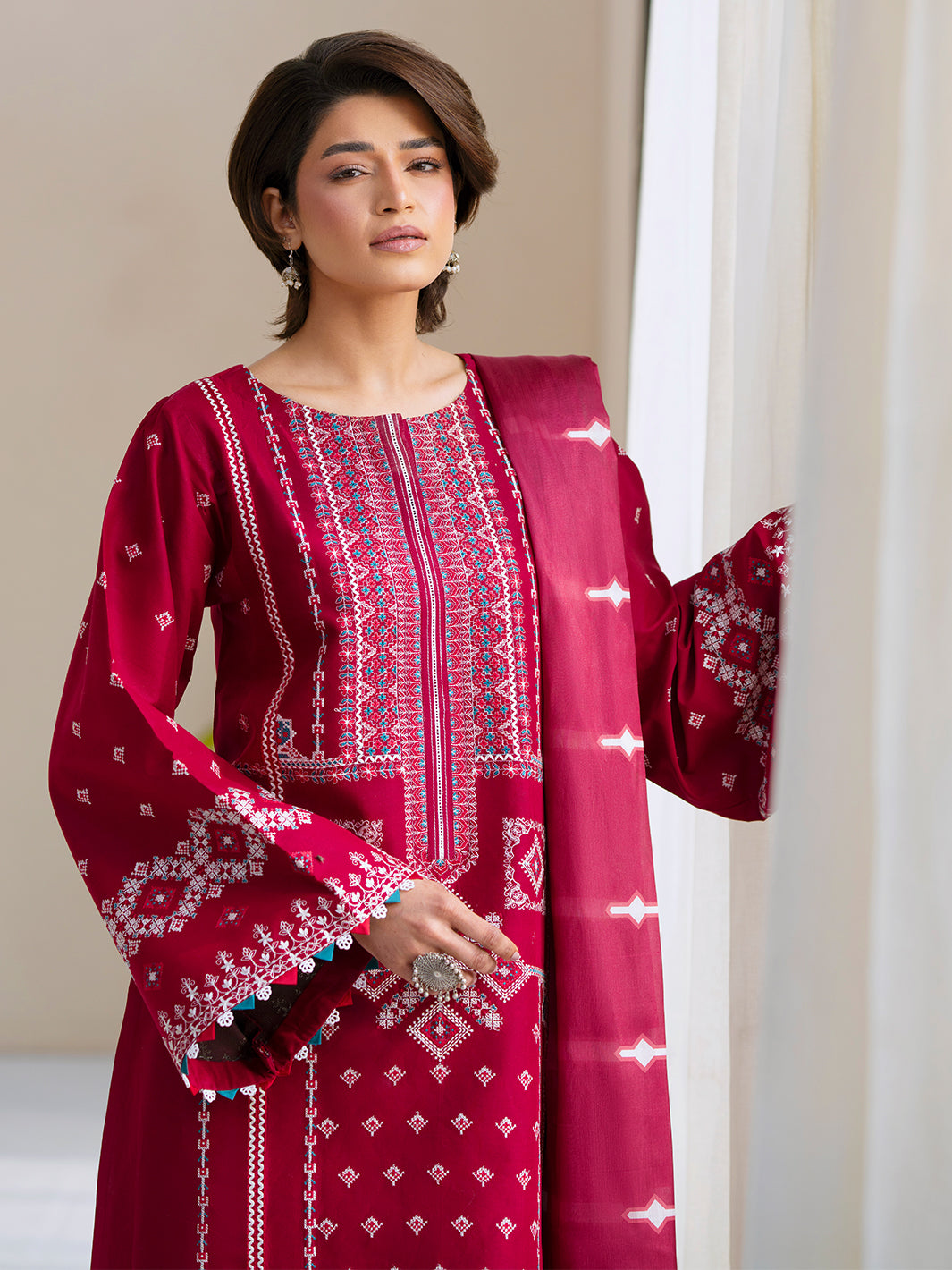Bin Ilyas | Aaina Summer Edit 25 | 84 - A - Official Bin Ilyas - Agha Fabrics UK