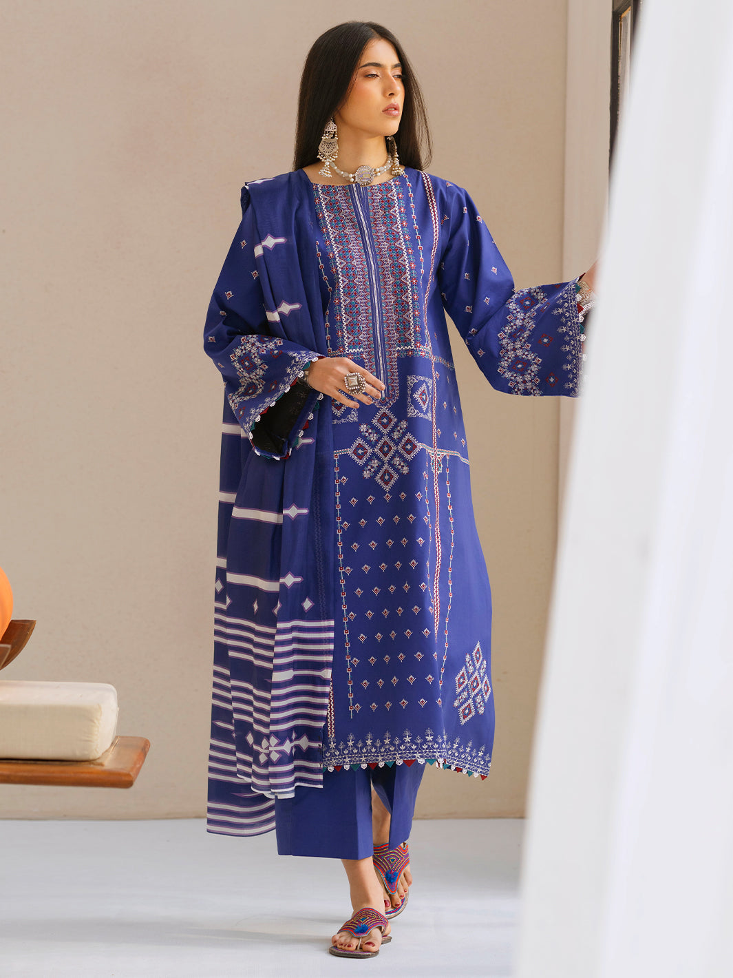 Bin Ilyas | Aaina Summer Edit 25 | 84 - B - Official Bin Ilyas - Agha Fabrics UK