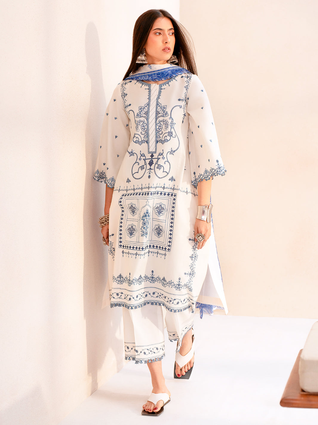 Bin Ilyas | Aaina Summer Edit 25 | 85 - B - Official Bin Ilyas - Agha Fabrics UK