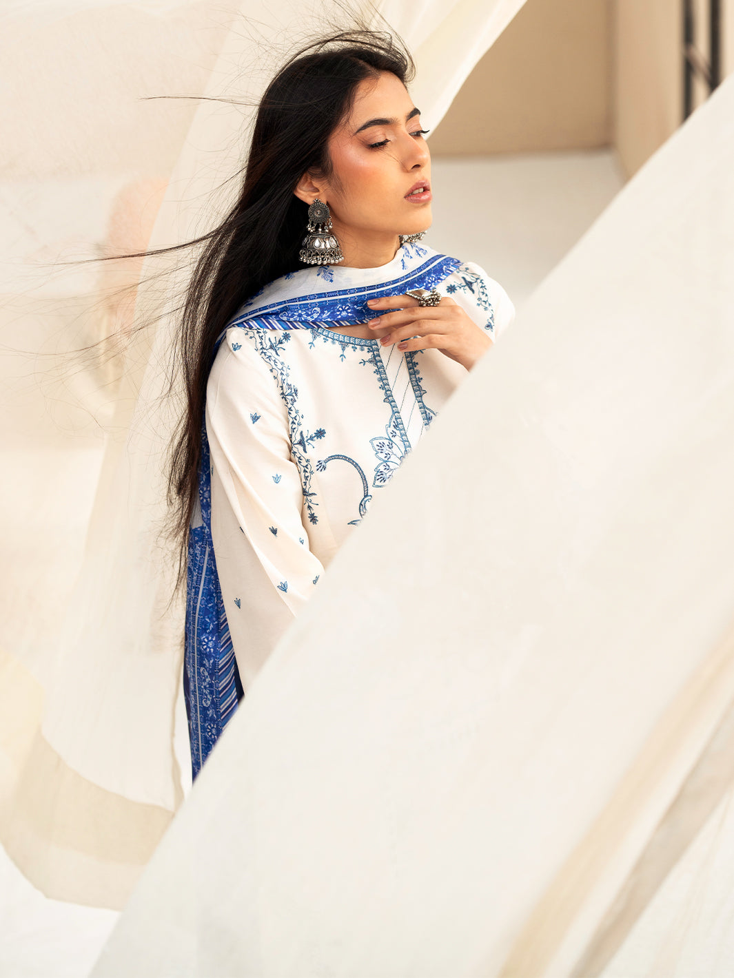 Bin Ilyas | Aaina Summer Edit 25 | 85 - B - Official Bin Ilyas - Agha Fabrics UK