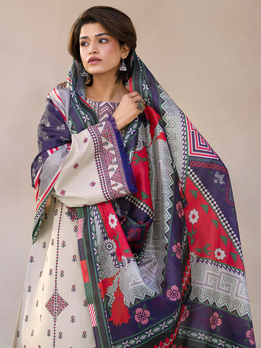 Bin Ilyas | Aaina Summer Edit 25 | 86 - A - Official Bin Ilyas - Agha Fabrics UK