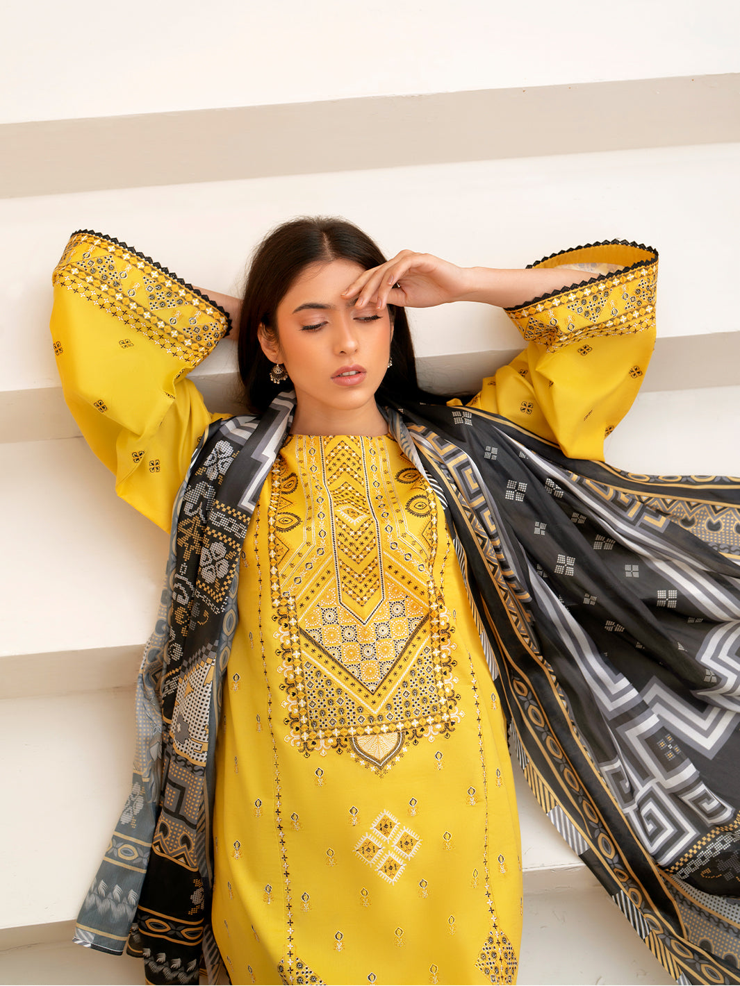 Bin Ilyas | Aaina Summer Edit 25 | 86 - B - Official Bin Ilyas - Agha Fabrics UK