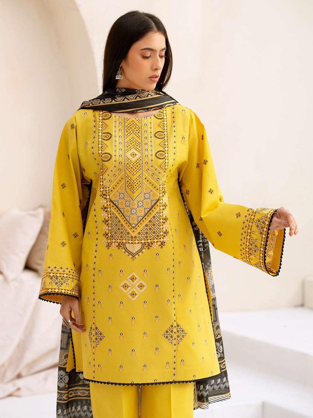 Bin Ilyas | Aaina Summer Edit 25 | 86 - B - Official Bin Ilyas - Agha Fabrics UK