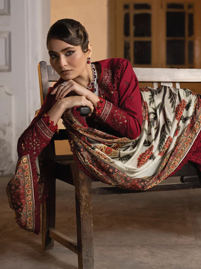 Faiza Faisal | Maya Luxury Lawn | Elif - Official Faiza Faisal - Agha Fabrics UK