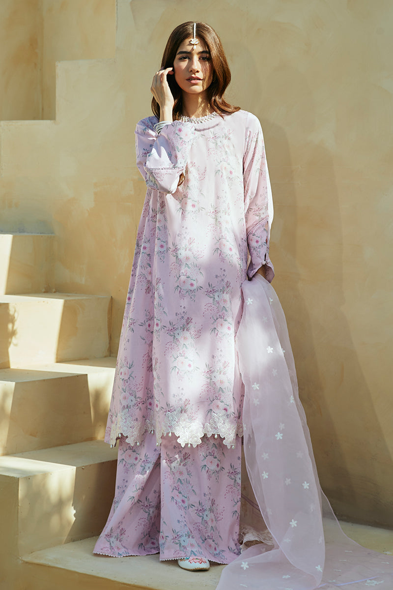 Cross Stitch | Premium Lawn 24 | SHADOW BERRY - Official Cross Stitch - Agha Fabrics UK