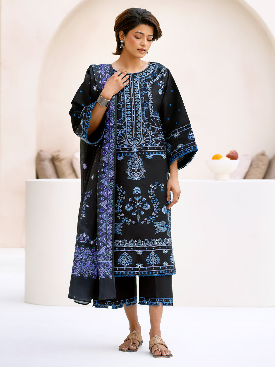 Bin Ilyas | Aaina Summer Edit 25 | 87 - A - Official Bin Ilyas - Agha Fabrics UK
