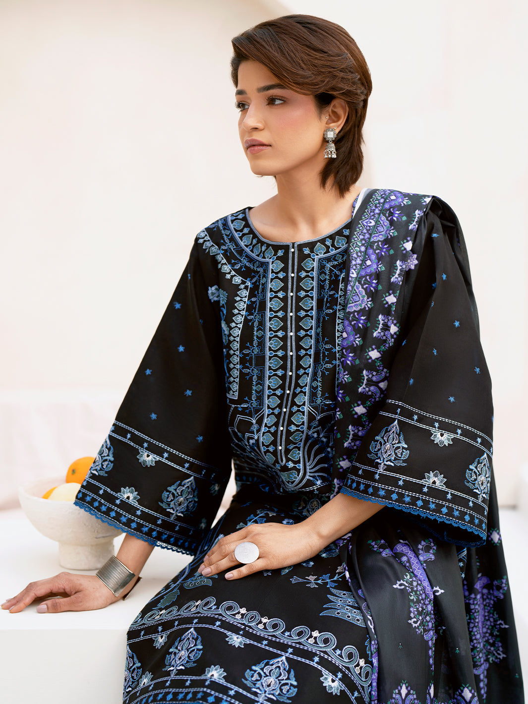 Bin Ilyas | Aaina Summer Edit 25 | 87 - A - Official Bin Ilyas - Agha Fabrics UK