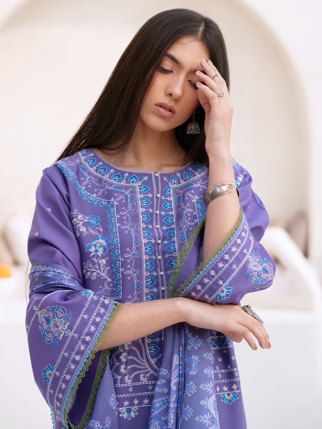 Bin Ilyas | Aaina Summer Edit 25 | 87 - B - Official Bin Ilyas - Agha Fabrics UK