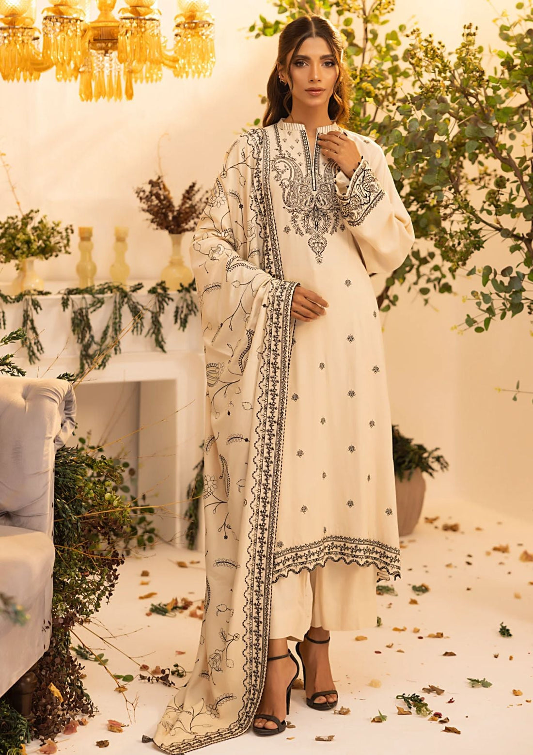 Winter Collection - Lakhany - Cashmi Wool - LCW24#LG-SK-0238 - Official Lakhany - Agha Fabrics UK