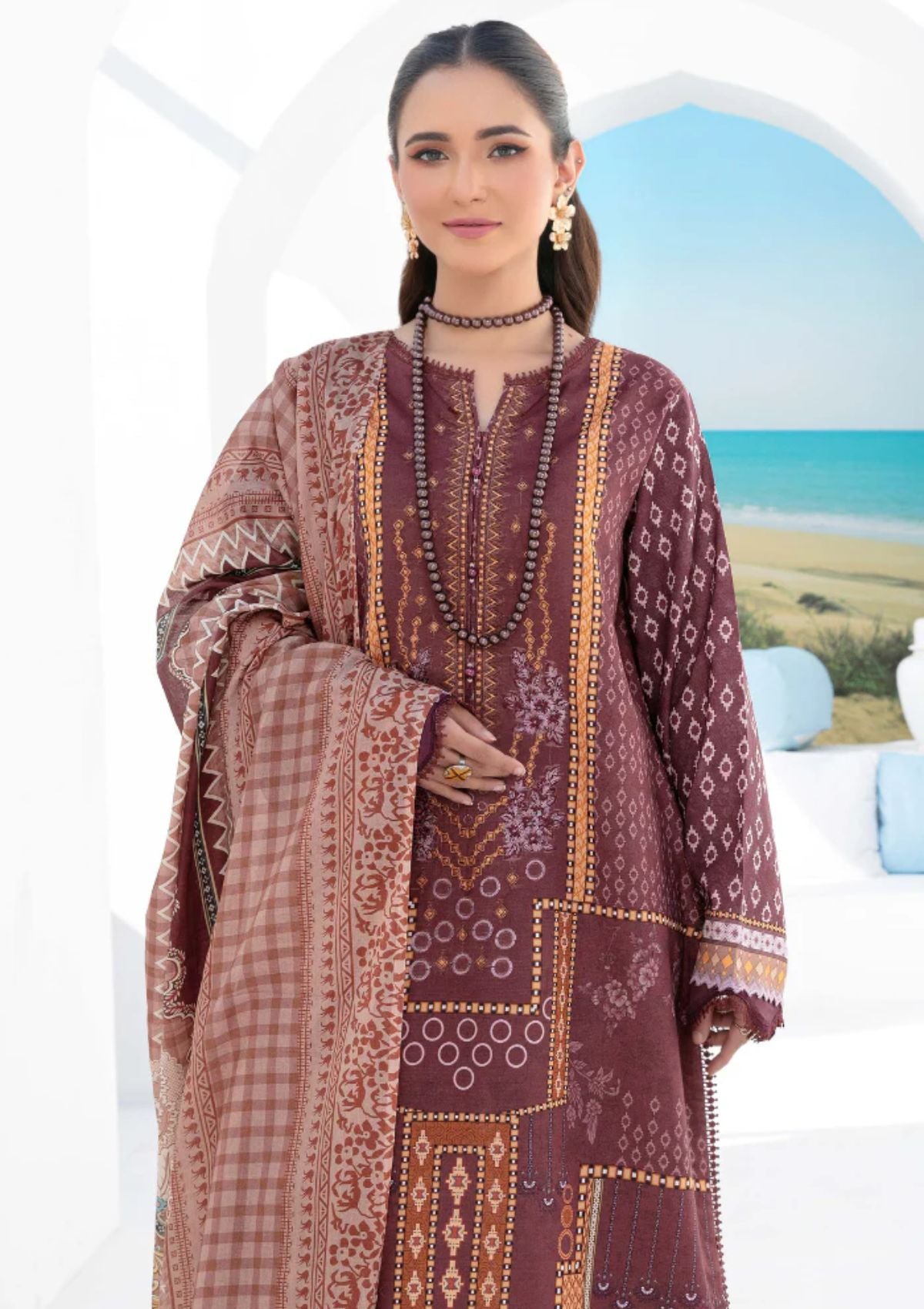 Lawn Collection - Humdum - Saira Bano - HB24#07