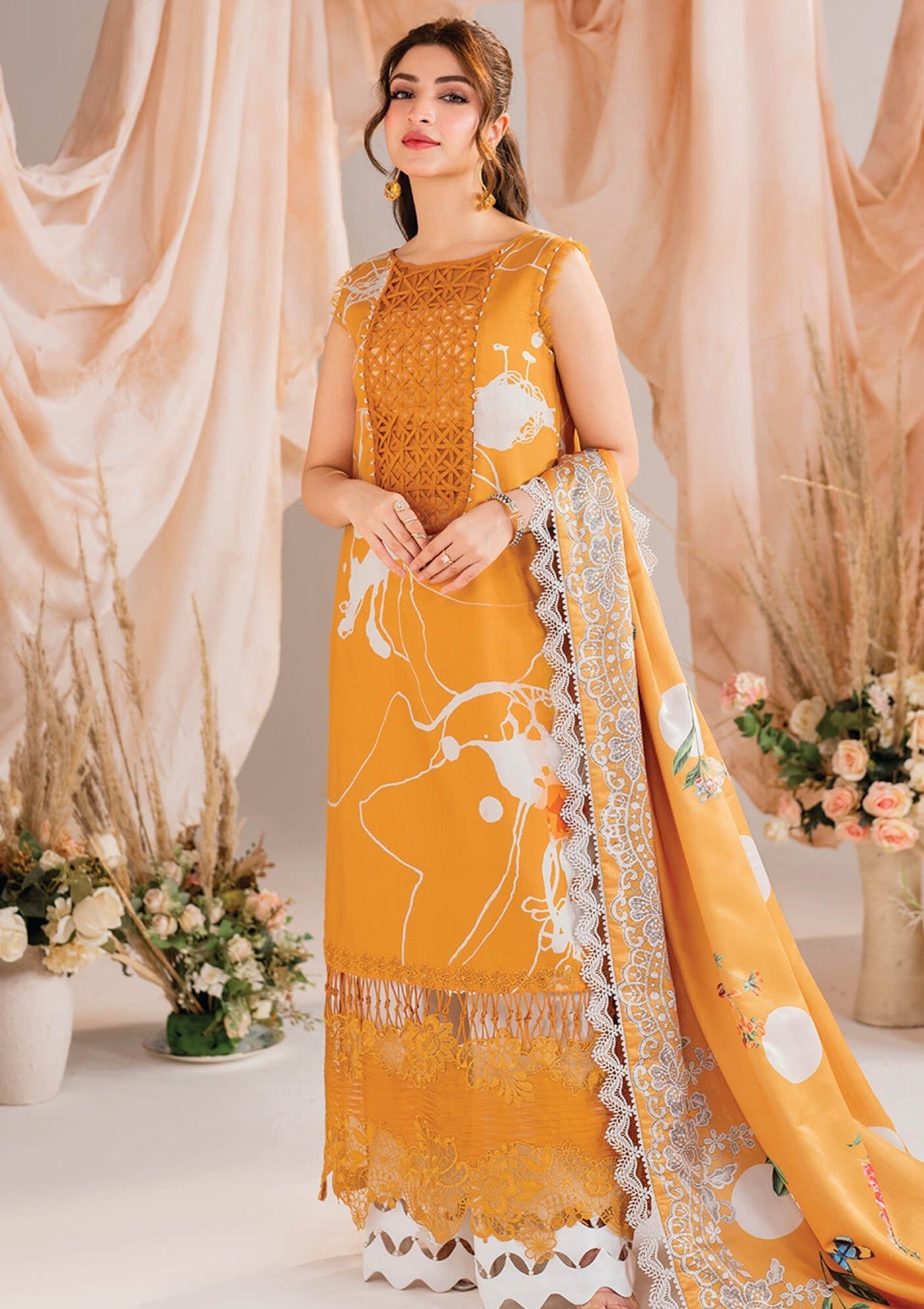 Winter Collection - Asifa & Nabeel - Meraki - Volume 01 - AM24#08 - Solstice - Official Asifa & Nabeel - Agha Fabrics UK