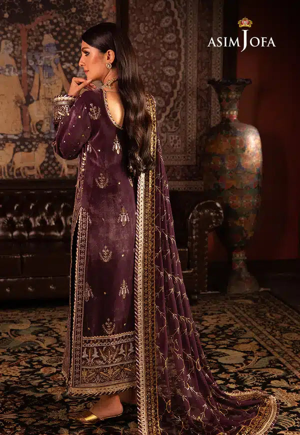 Asim Jofa | Makhmal Wedding Velvet 23 | AJMM-06 - Official Asim Jofa - Agha Fabrics UK