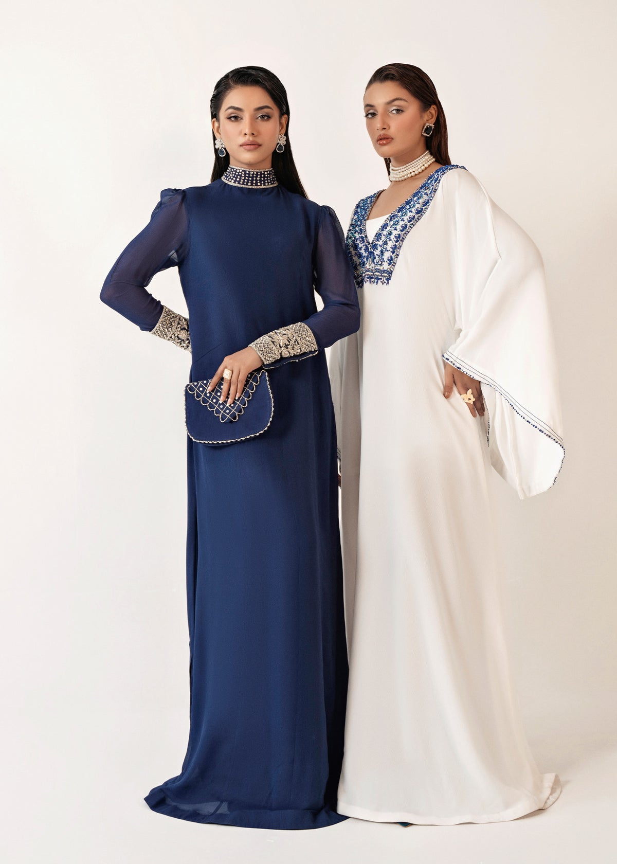 Dastoor | Euphoria Luxury Pret 24 | Azure - Official Dastoor - Agha Fabrics UK