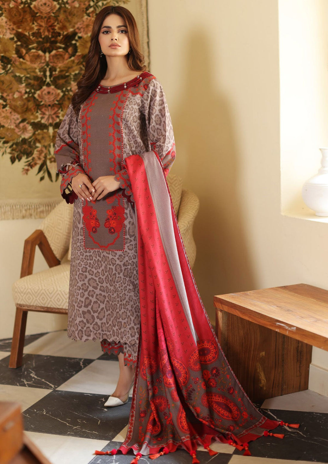 Winter Collection - Charizma - Virsa - CVW#08 - Official Charizma - Agha Fabrics UK