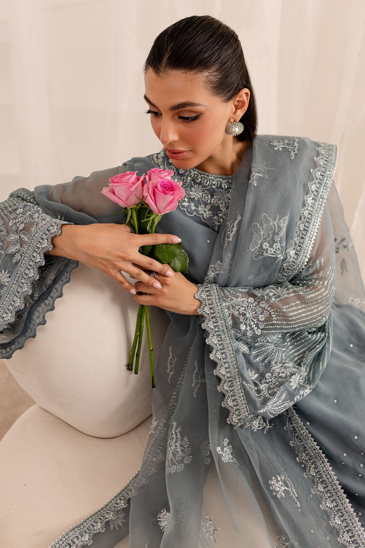 Nureh | Fancy Formals | NP-521 - Official Nureh - Agha Fabrics UK