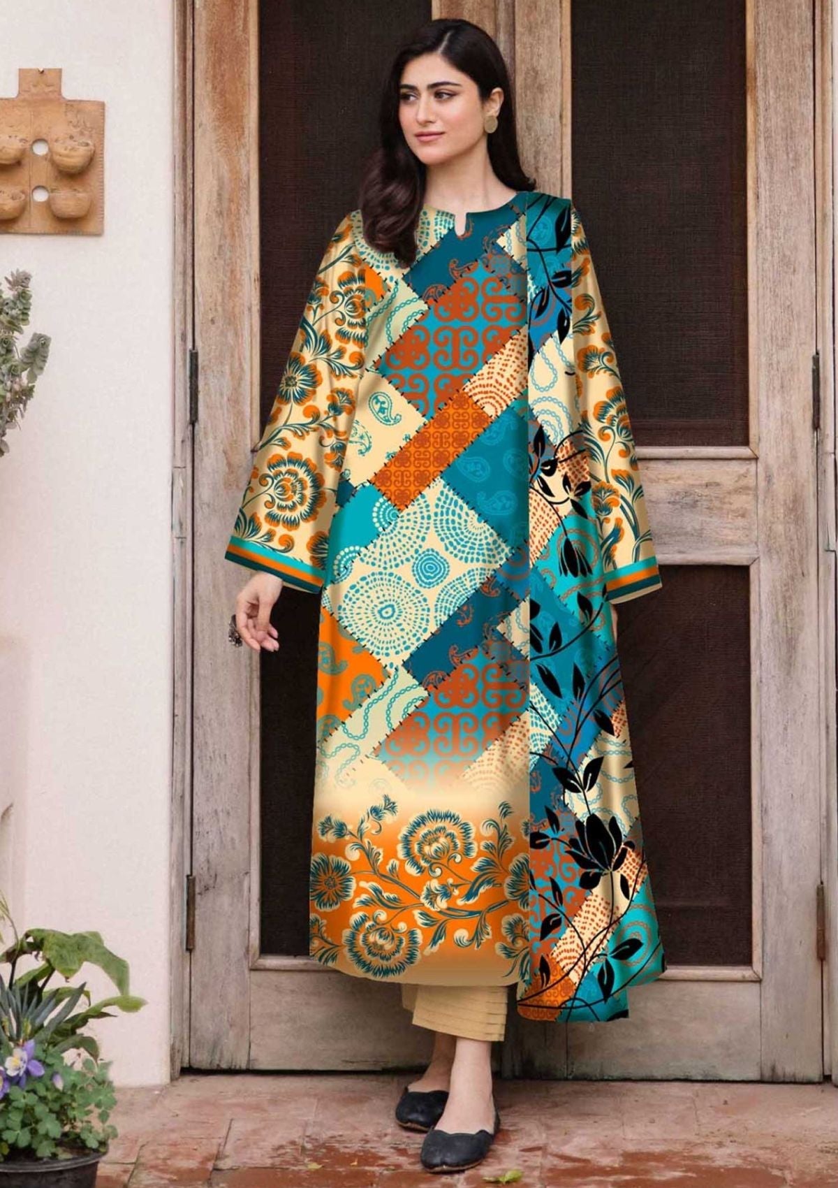 Winter Collection - Art n Style - Monsoon Linen 24 - AMS#10 - Official Art n Style - Agha Fabrics UK