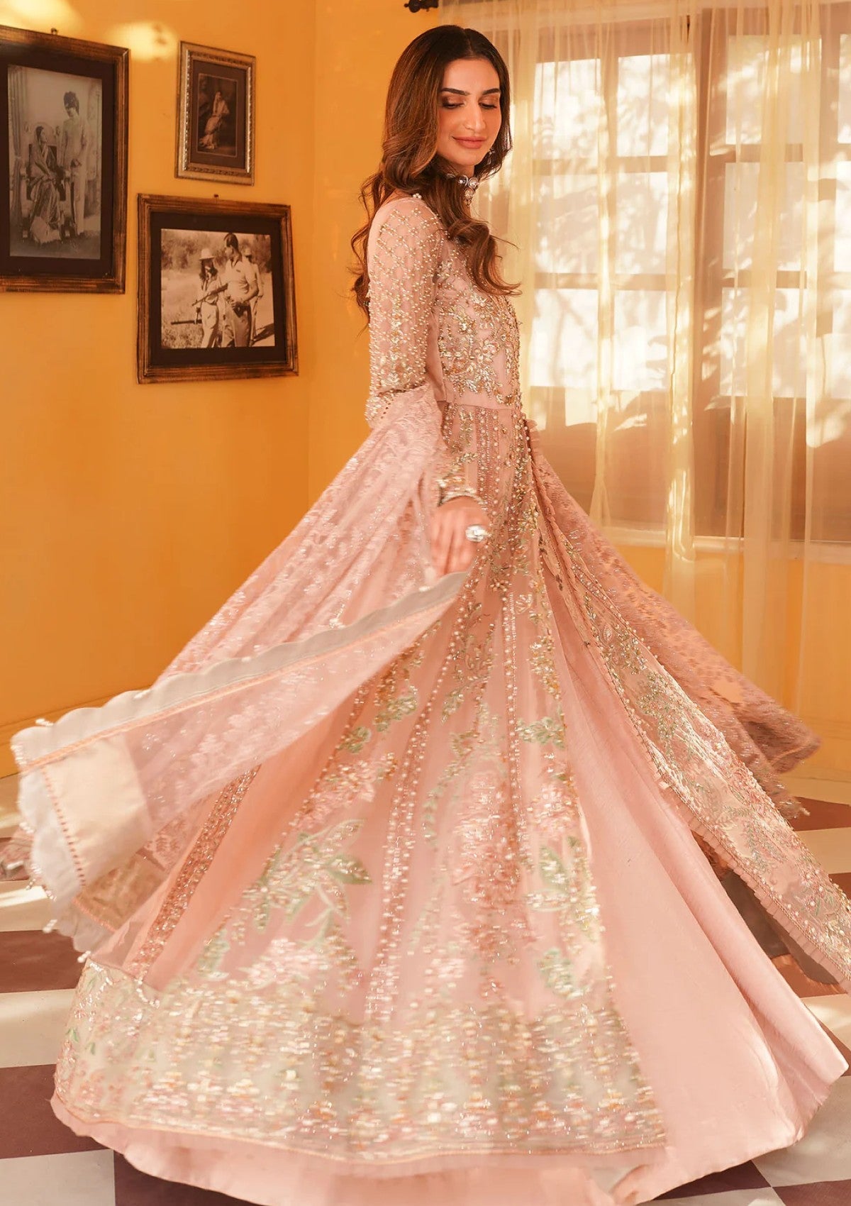 Wedding Collection - Mehak Yaqoob - Luxury Formals - ML24#03 - Salmon pink