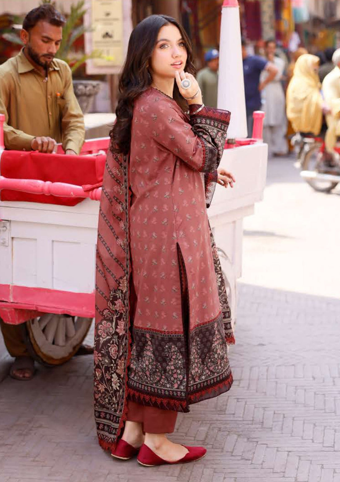 Lawn Collection - Asim Jofa - Basic Prints 24 - AJBB#16 - Official Asim Jofa - Agha Fabrics UK