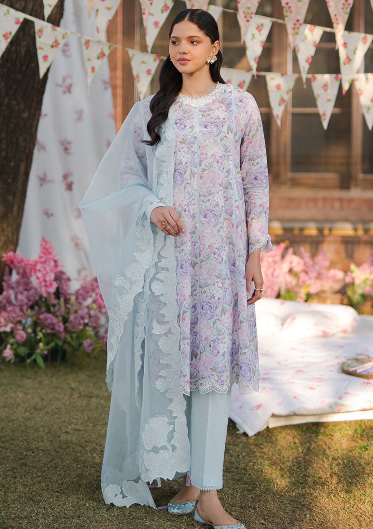 Lawn Collection - Cross Stitch - EidÃÂÃÂ LawnÃÂÃÂ - CEL24#24 - TENDER BREEZE