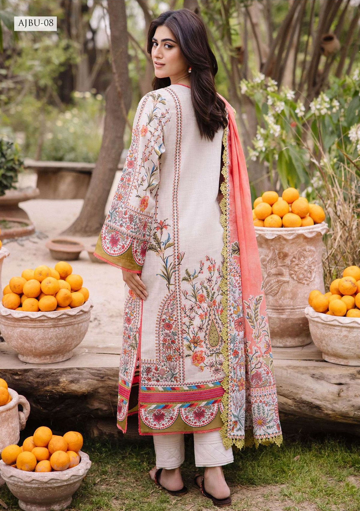 Lawn Collection - Asim Jofa - Prints Vol 2 - JP24#08 - Official Asim Jofa - Agha Fabrics UK