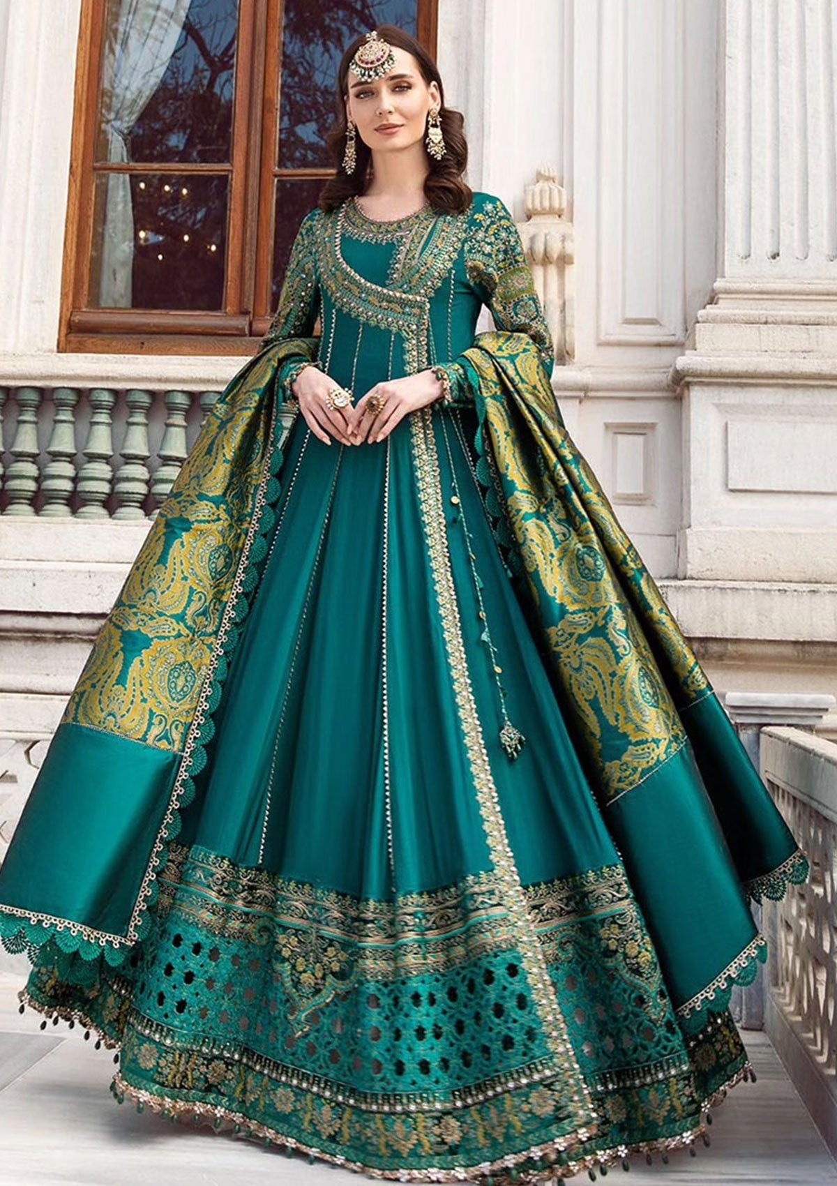 Winter Collection - Maria B - Unstitched - Linen - MBL23#07