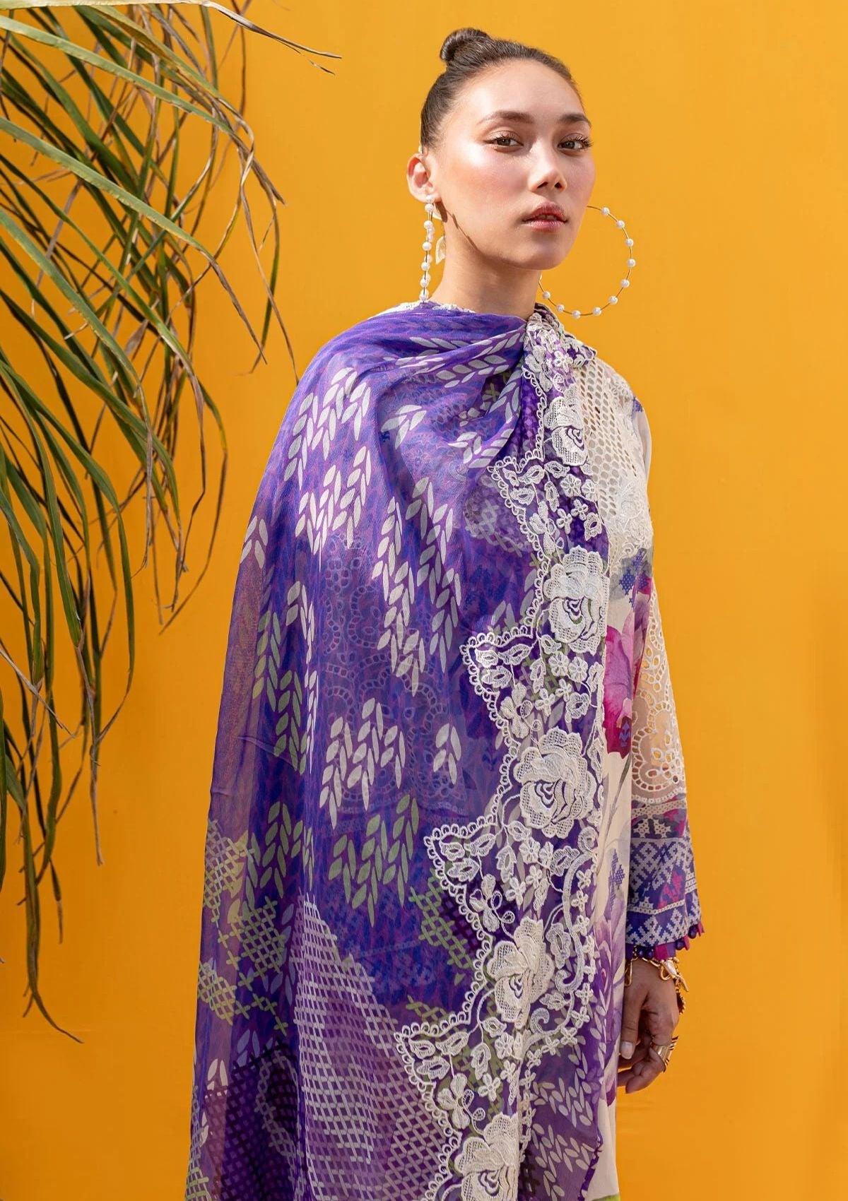 Lawn Collection - Nureh - Gardenia - Embroidered 24 - NS#138 - Official Nureh - Agha Fabrics UK