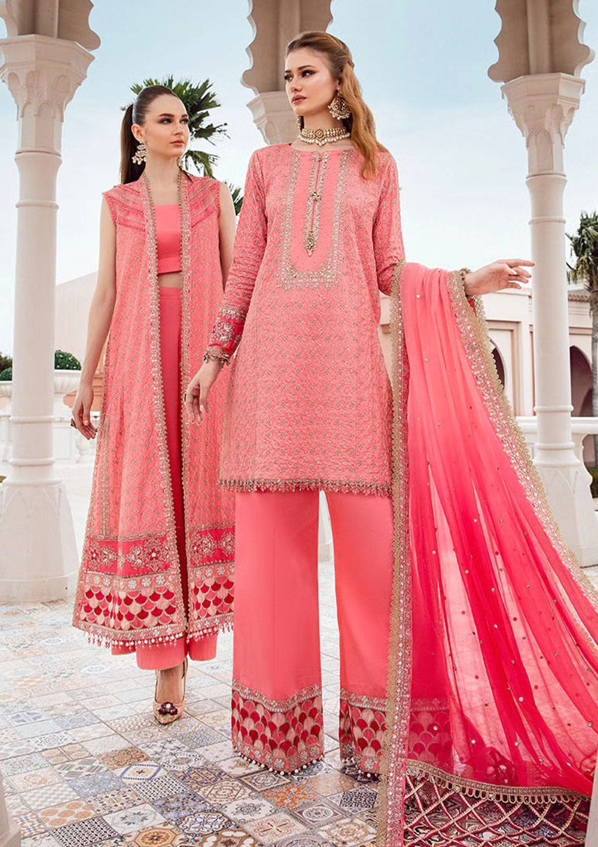 Formal Collection - Maria B - Sateen - Fall - MSF#01 - Official Maria B - Agha Fabrics UK