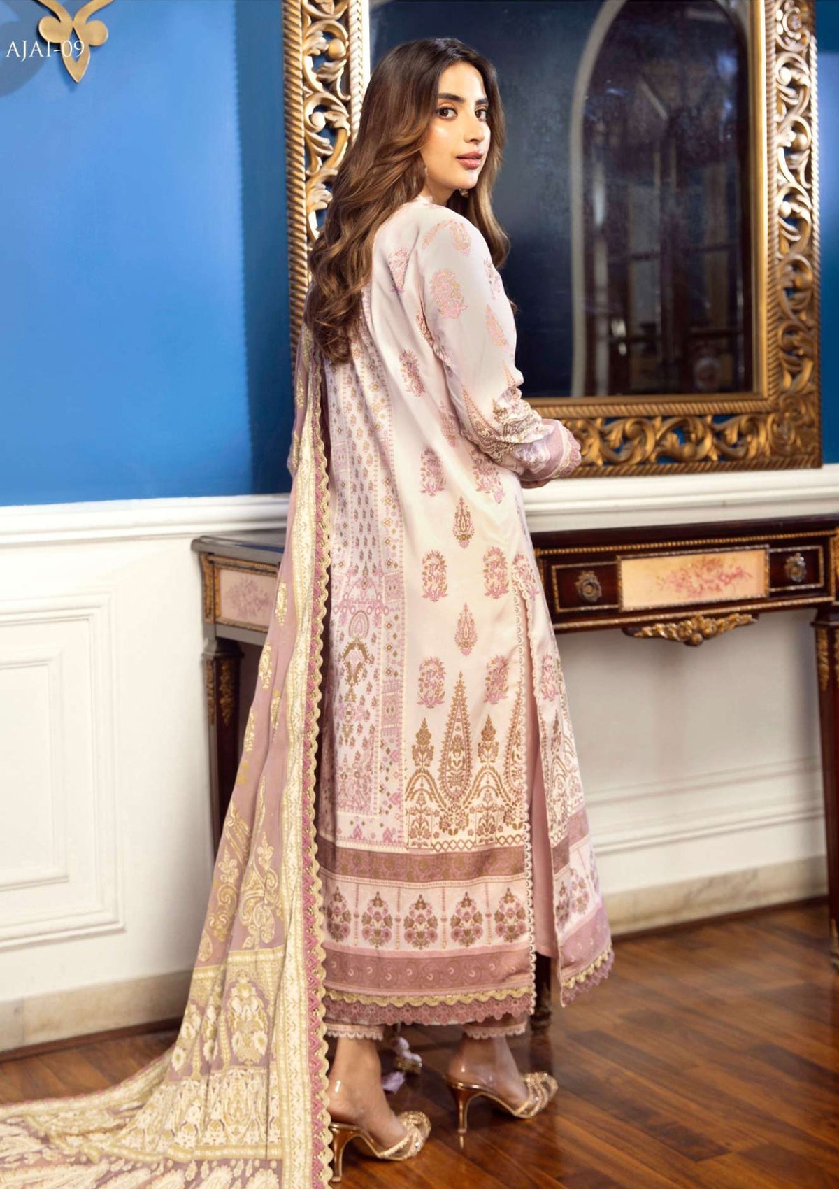 Lawn Collection - Asim Jofa - Aira - AJAI#9 - Official Asim Jofa - Agha Fabrics UK