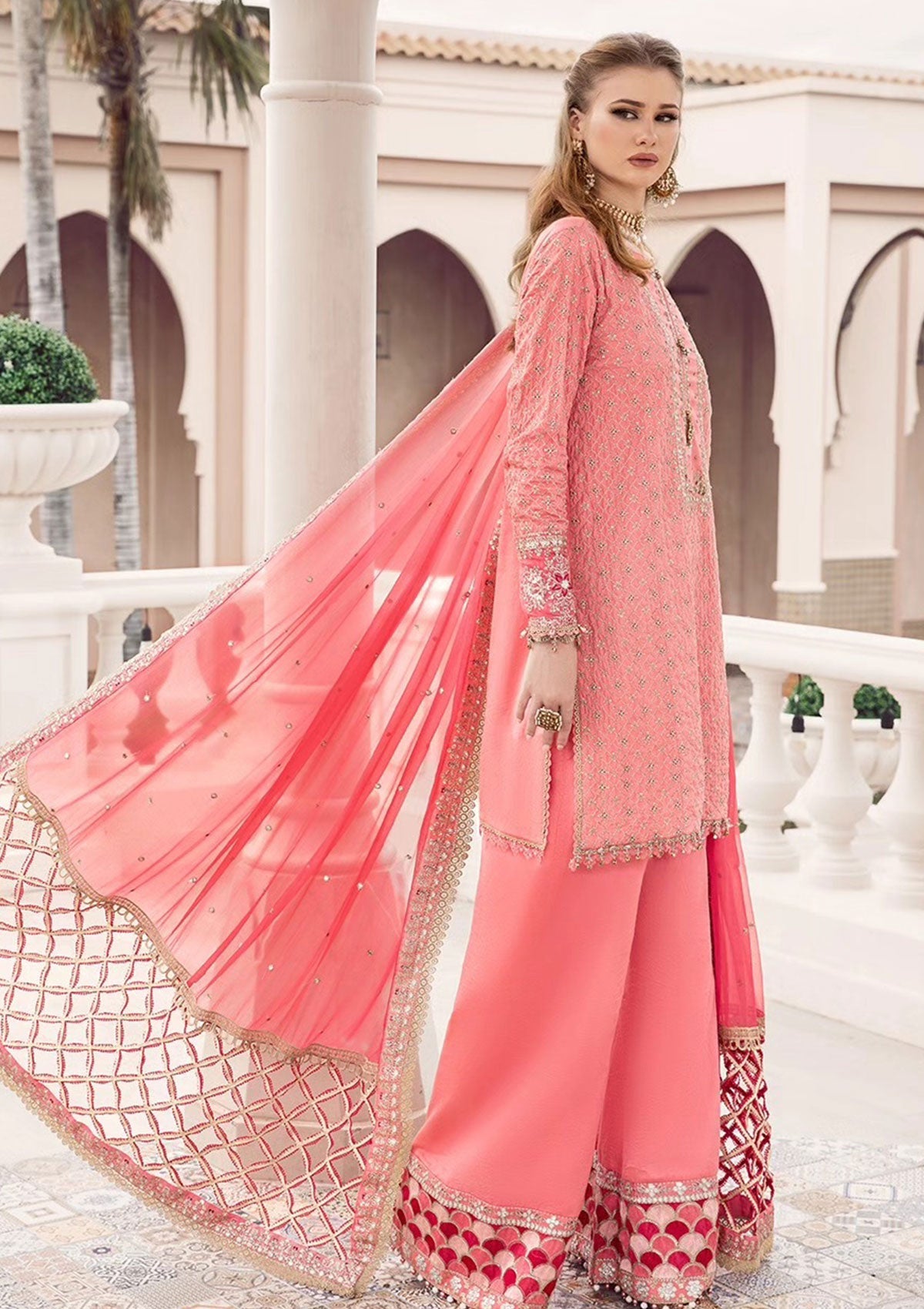 Formal Collection - Maria B - Sateen - Fall - MSF#01 - Official Maria B - Agha Fabrics UK