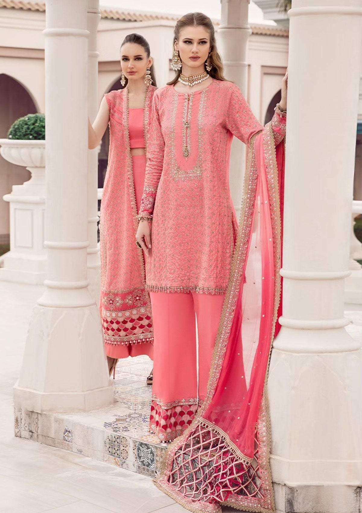 Formal Collection - Maria B - Sateen - Fall - MSF#01 - Official Maria B - Agha Fabrics UK