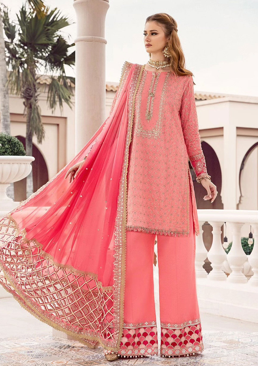 Formal Collection - Maria B - Sateen - Fall - MSF#01 - Official Maria B - Agha Fabrics UK