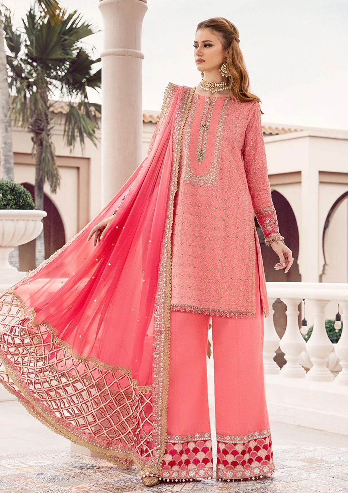 Formal Collection - Maria B - Sateen - Fall - MSF#01 - Official Maria B - Agha Fabrics UK