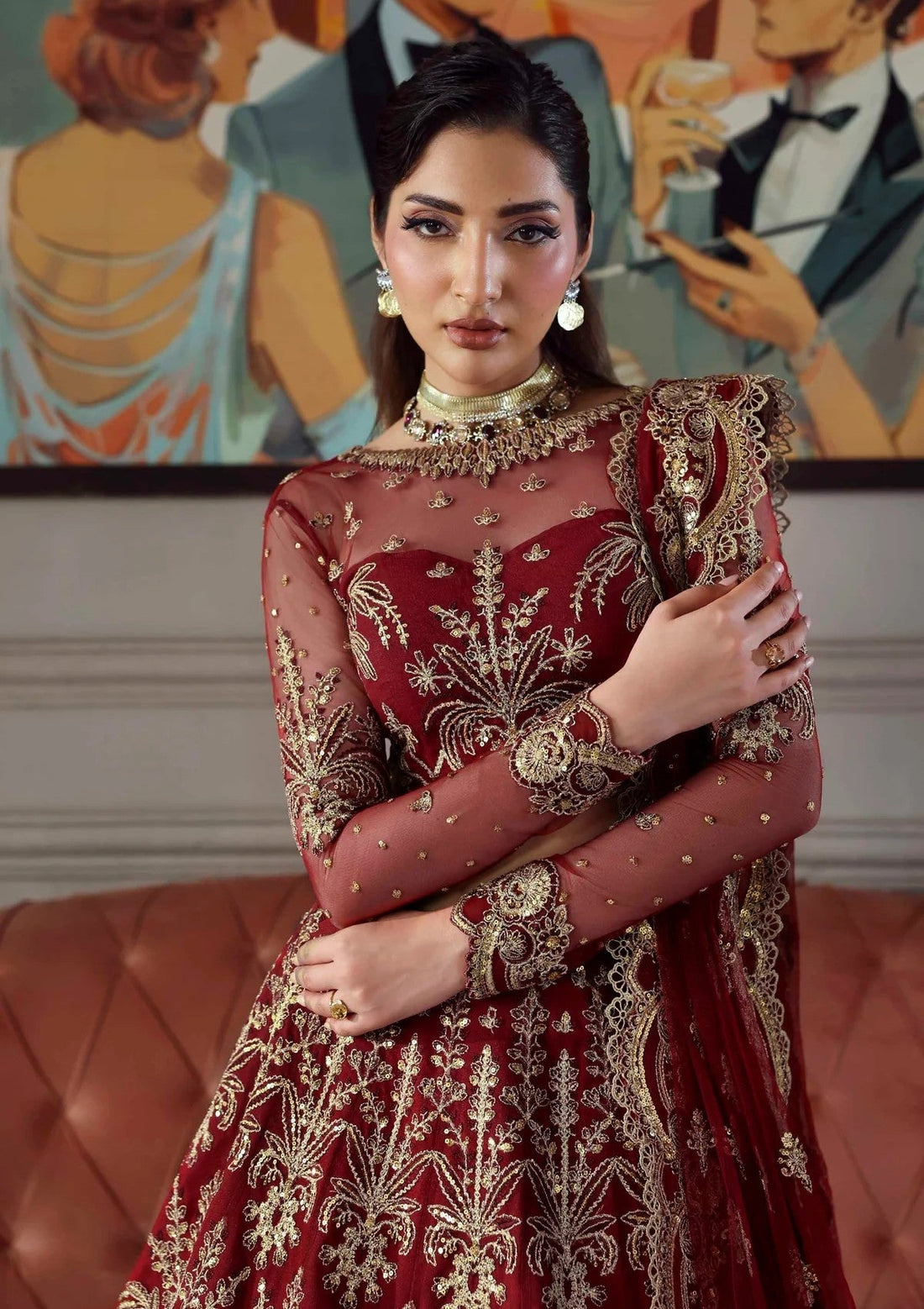 Formals - Akbar Aslam - Mastani - Luxury Formals - M25#1580 - Shahbano