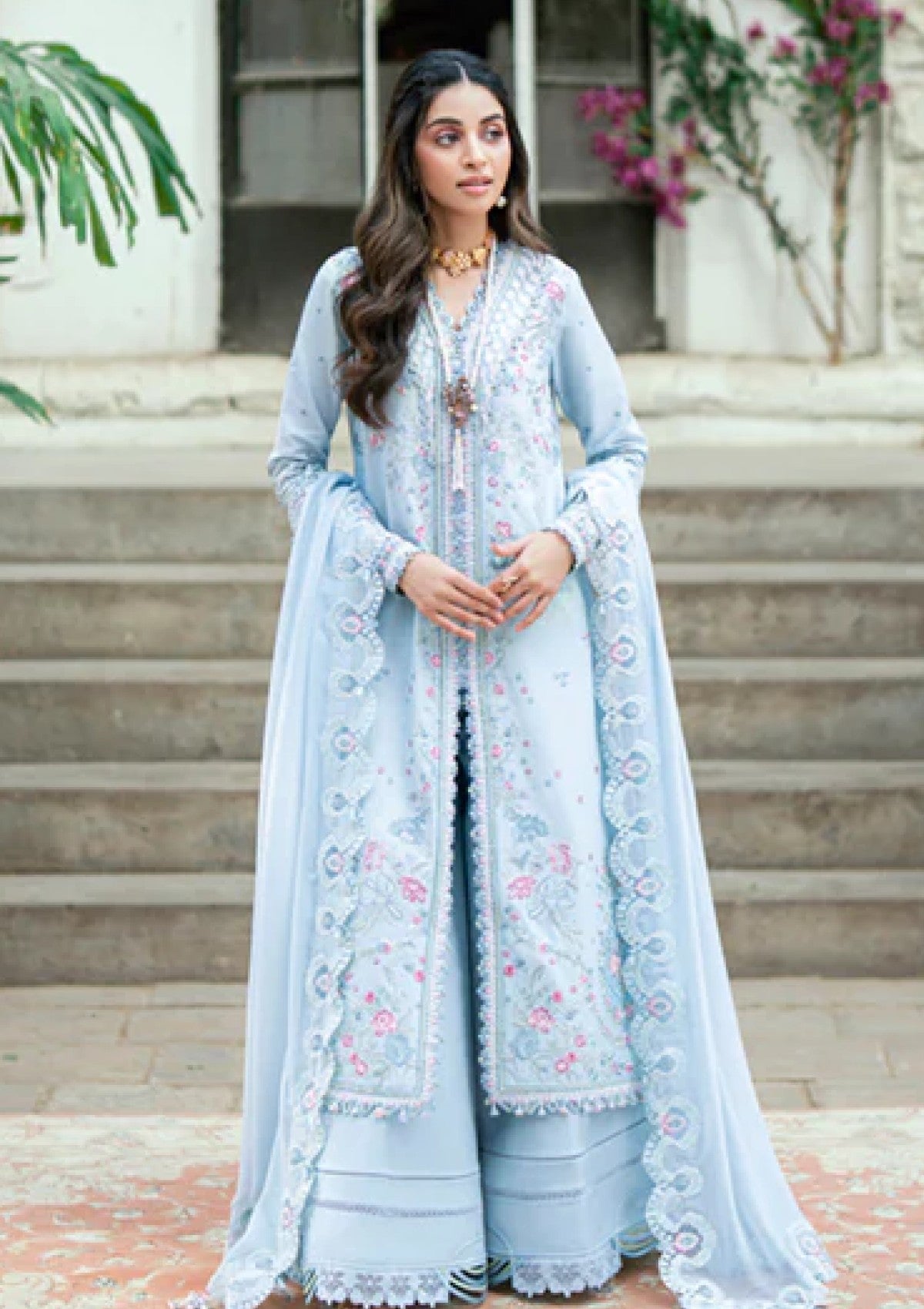 Lawn - Qalamkar - Luxury - Eid Edit 25 - SB#04 - Zarish