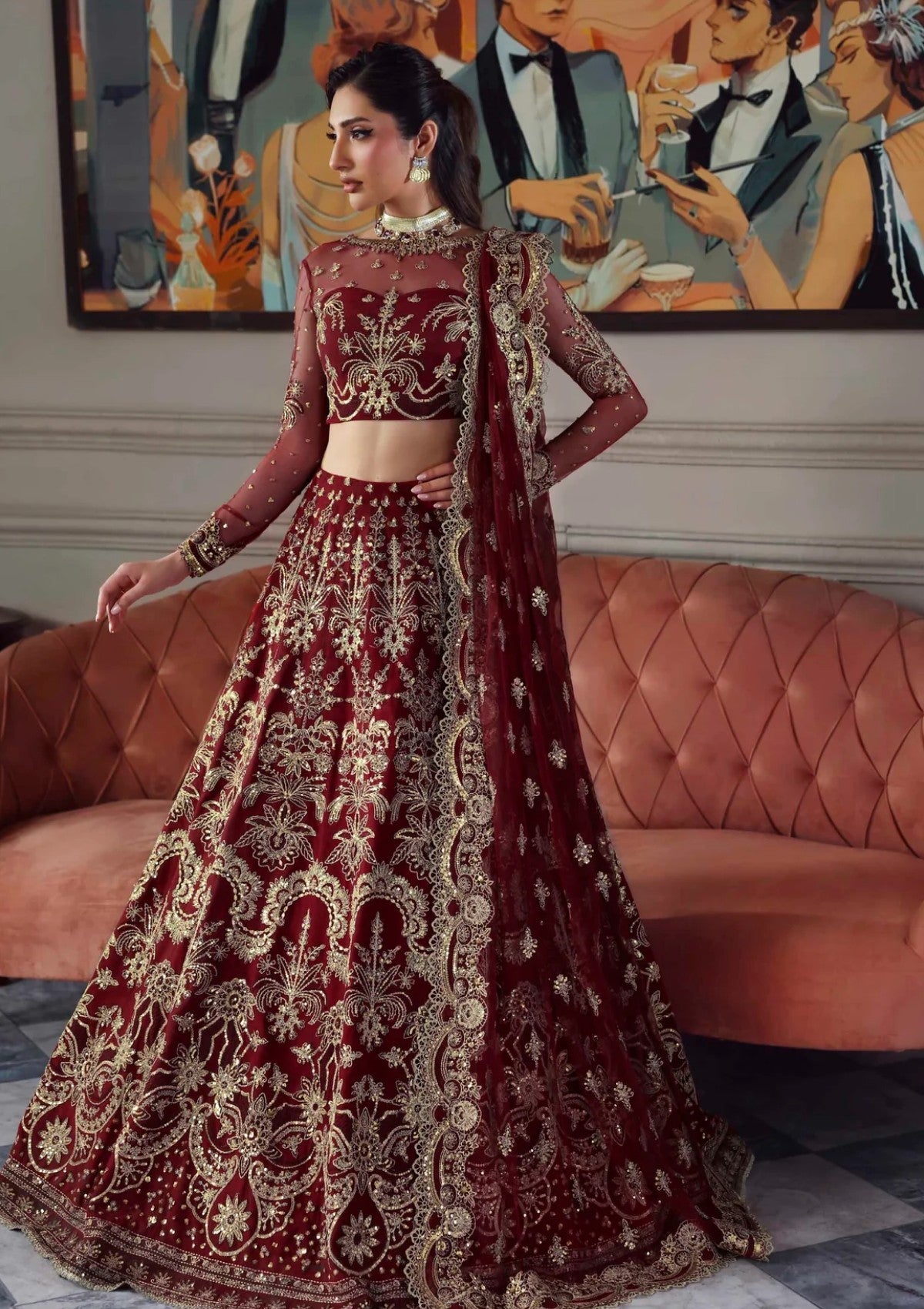 Formals - Akbar Aslam - Mastani - Luxury Formals - M25#1580 - Shahbano