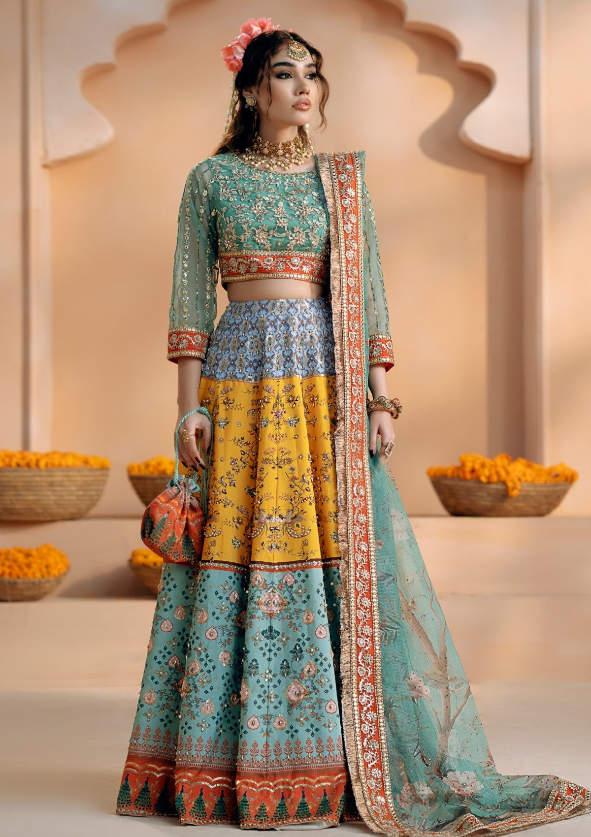 Pret - Fozia Khalid - Chamakh Dhamakh - Wedding Festivity - Shagun