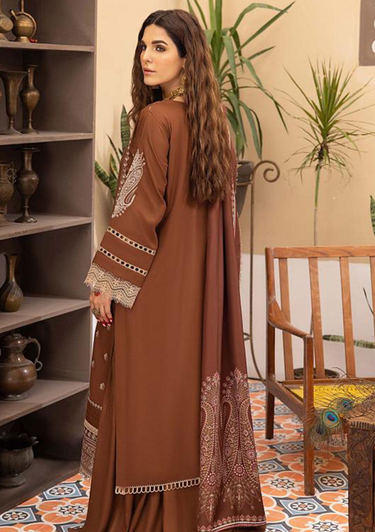 Winter Collection - Mahnur - Masakali - D# 05 A - Official Mahnur - Agha Fabrics UK