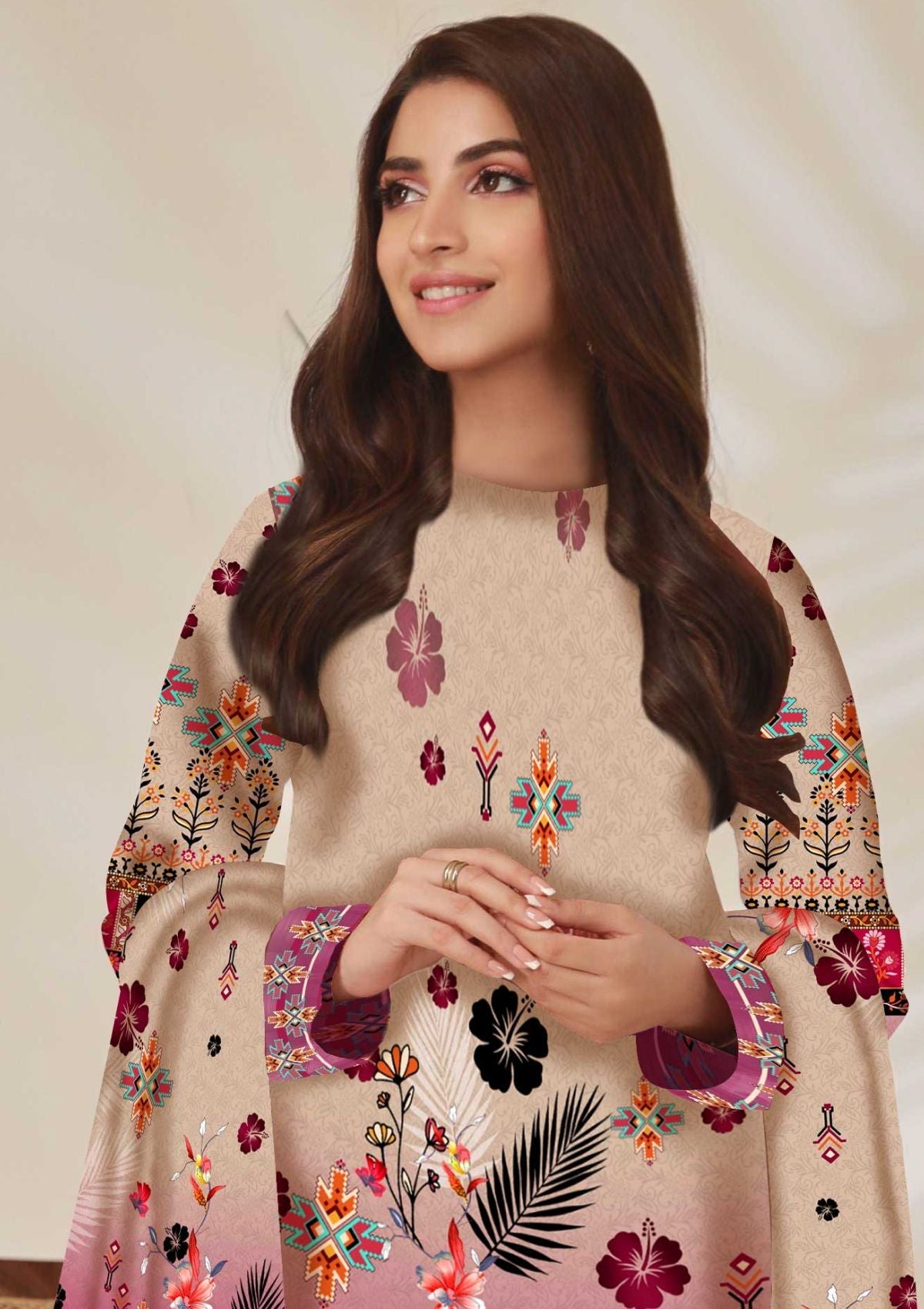 Winter Collection - Art n Style - Monsoon Linen - Volume 2 - A24#07 - Official Art n Style - Agha Fabrics UK