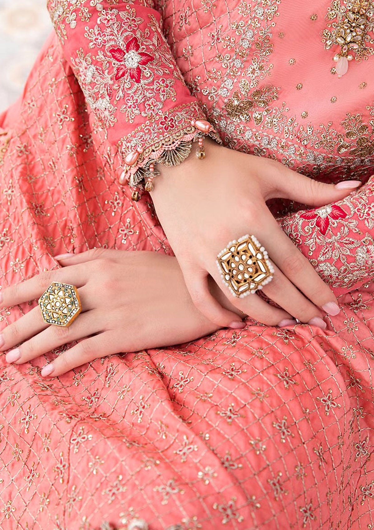 Formal Collection - Maria B - Sateen - Fall - MSF#01 - Official Maria B - Agha Fabrics UK