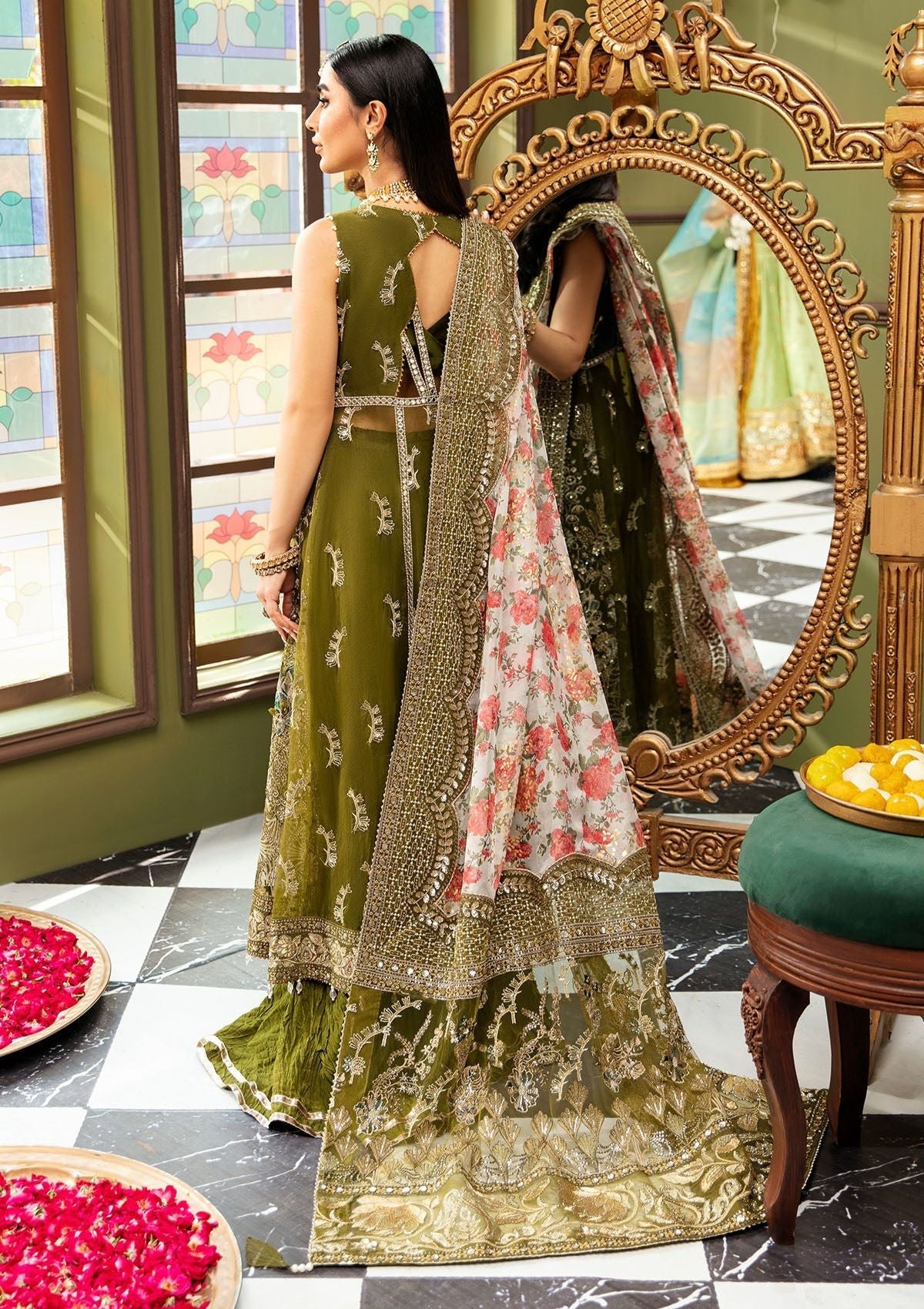 Formal Collection - Nureh - Jhoomro - NL#50 - NURA - Official Nureh - Agha Fabrics UK