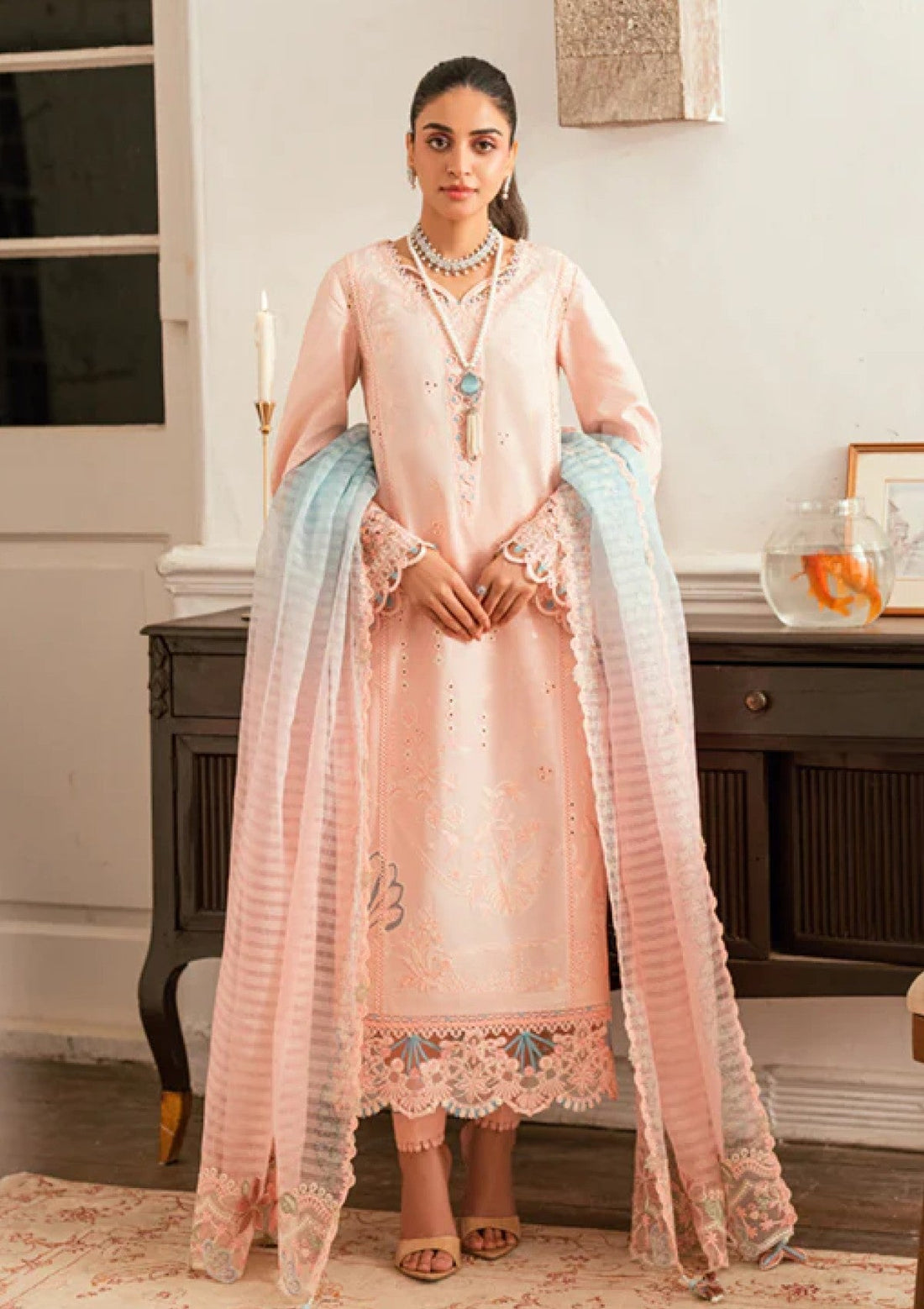 Lawn - Qalamkar - Luxury - Eid Edit 25 - SB#05 - Aleeza