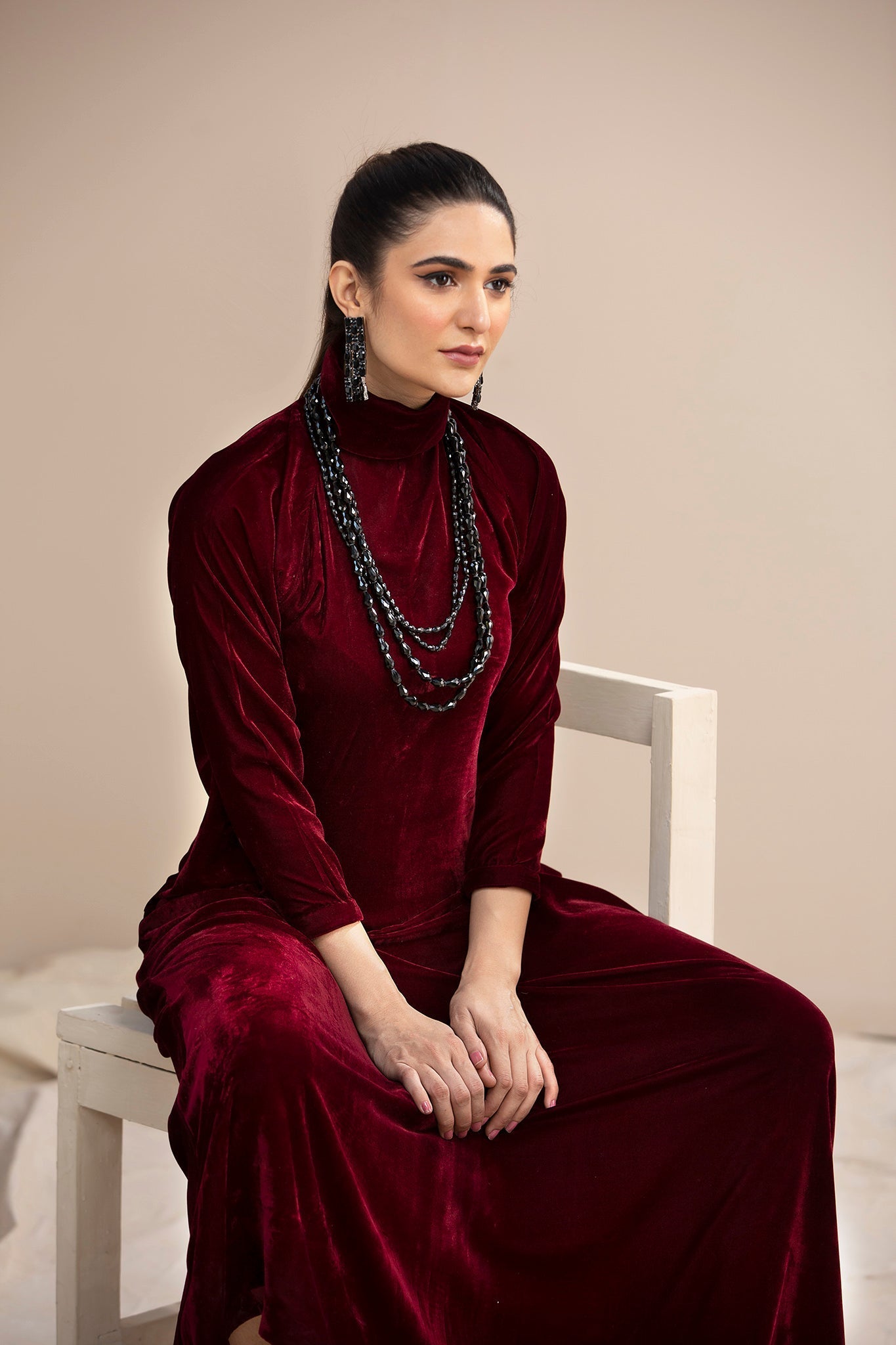 Hana | Mavi Velvets | VLT012 - Official Hana - Agha Fabrics UK