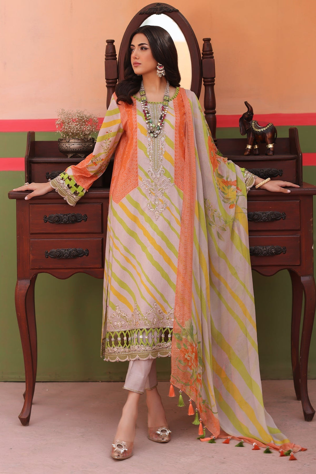 Charizma | Lawn Collection 24 | AG4-06 - Official Charizma - Agha Fabrics UK