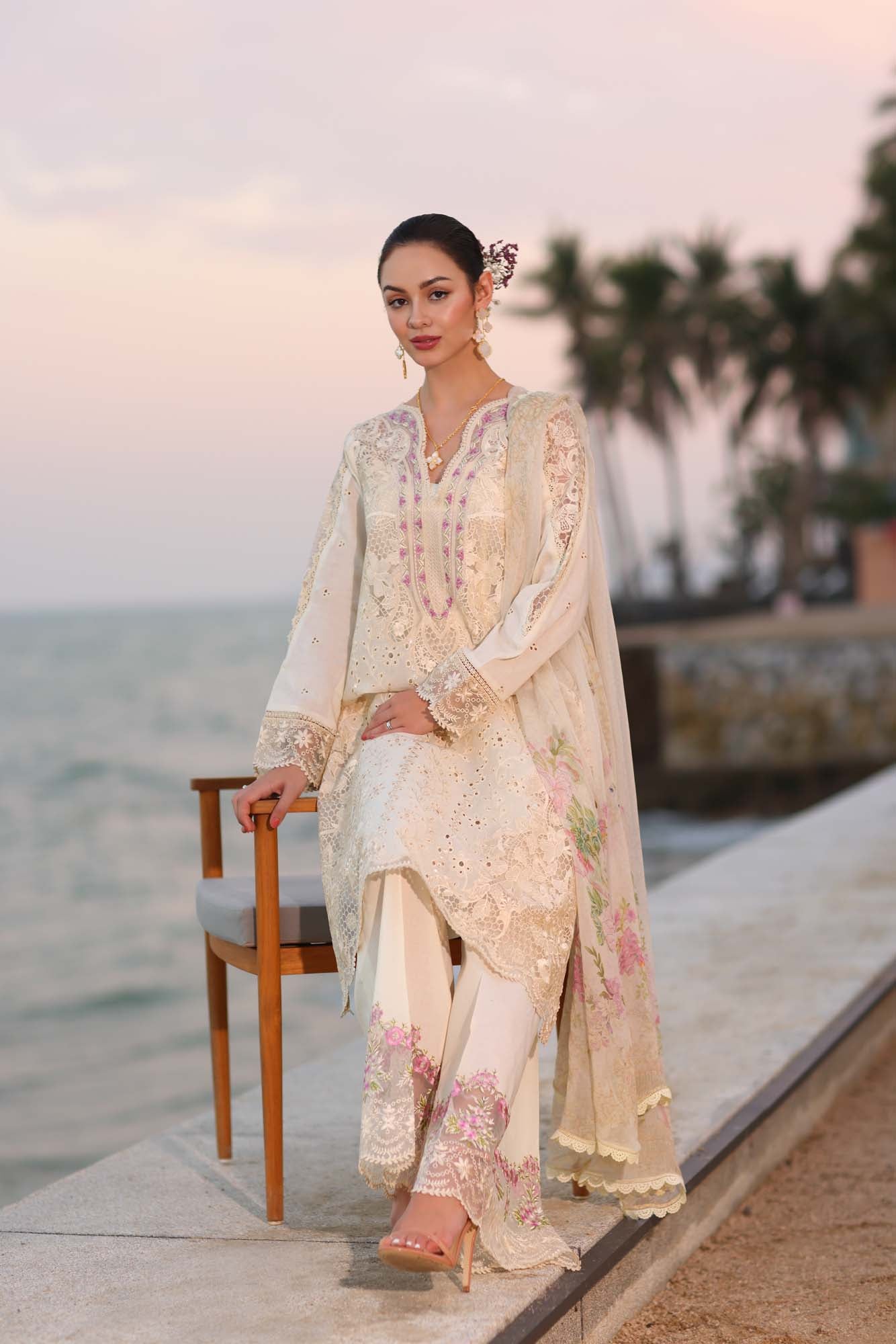 Noor by Saadia Asad | Eid Luxury Laserkari 25 | D3-A