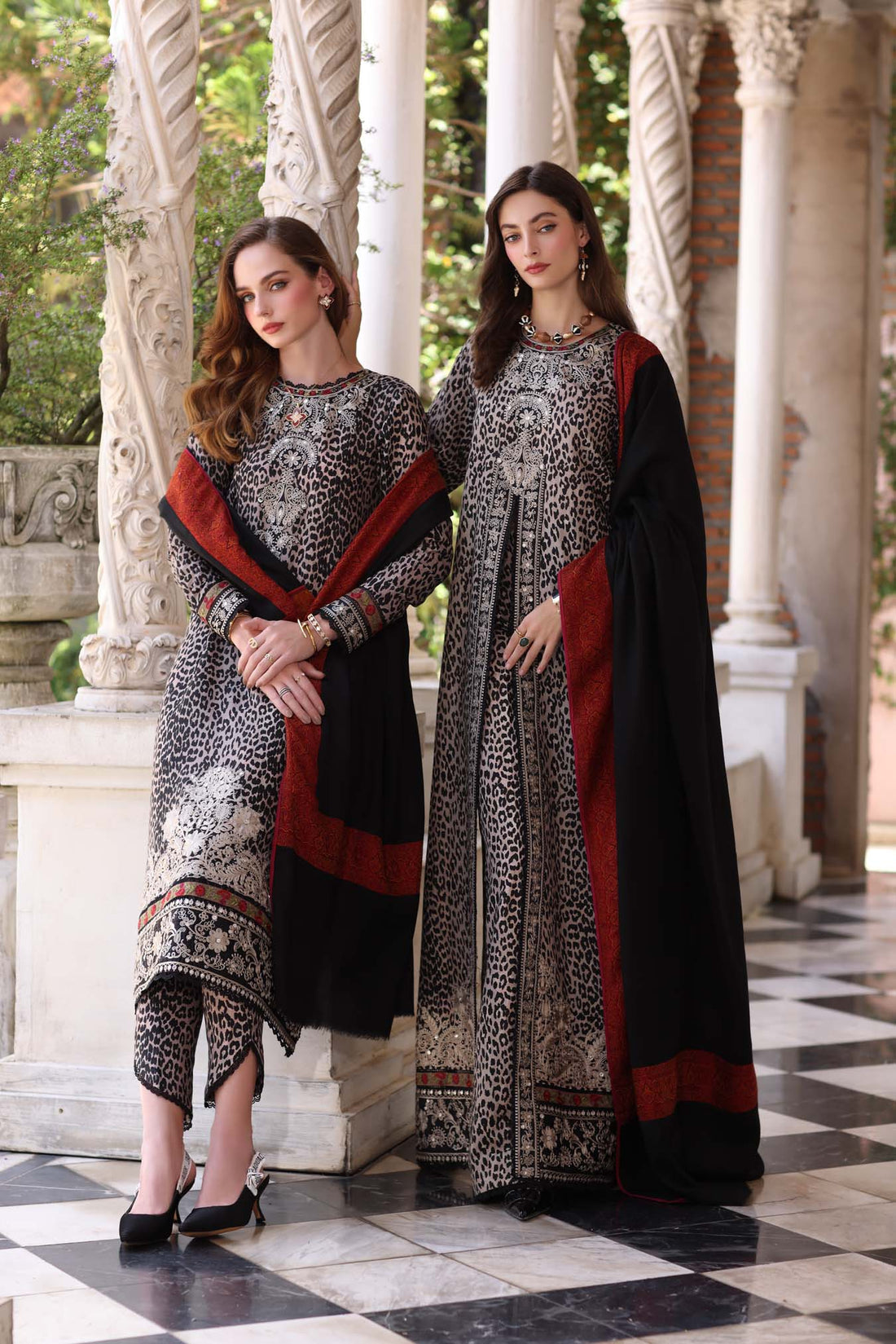 Noor by Saadia Asad | Winter Pashmina 25 | Noir Safari