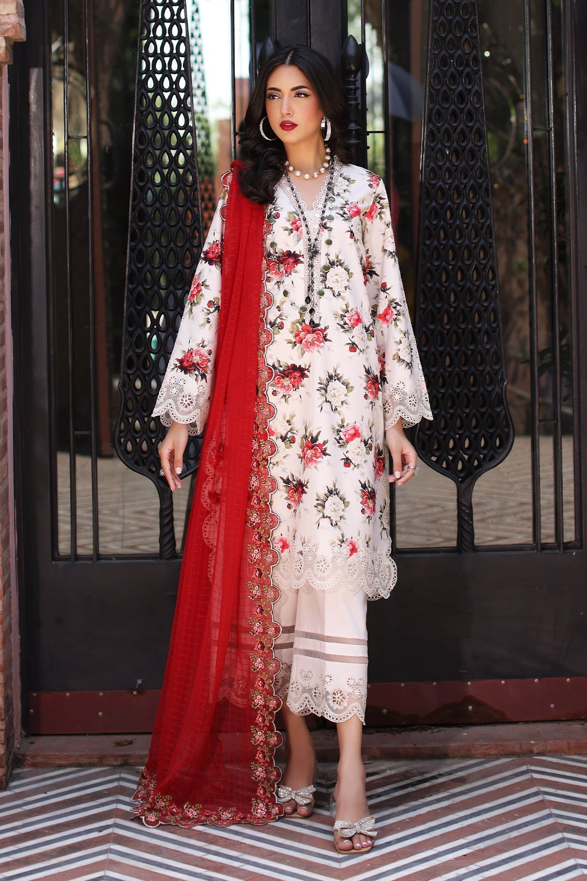 Charizma | Lawn Collection 24 | AS4-01 - Official Charizma - Agha Fabrics UK