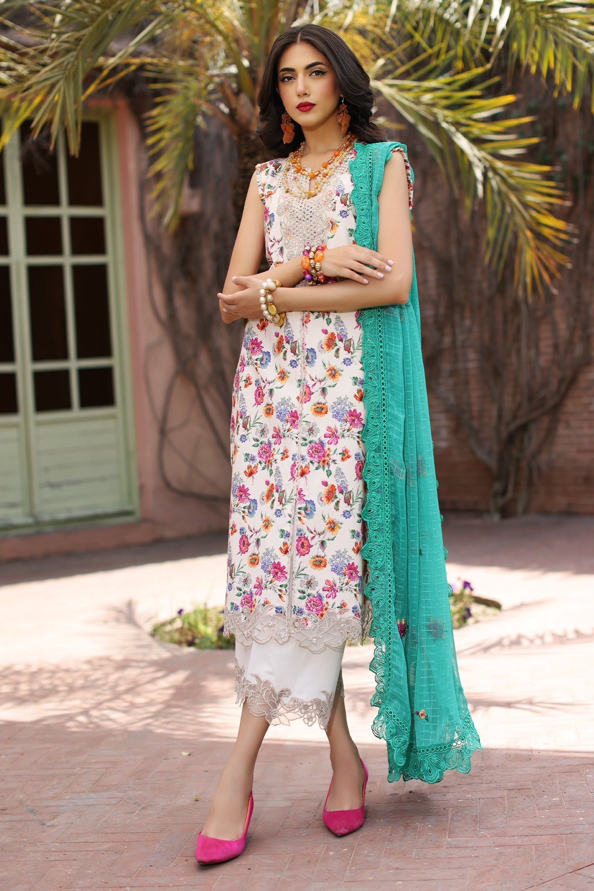 Charizma | Lawn Collection 24 | AS4-30 - Official Charizma - Agha Fabrics UK
