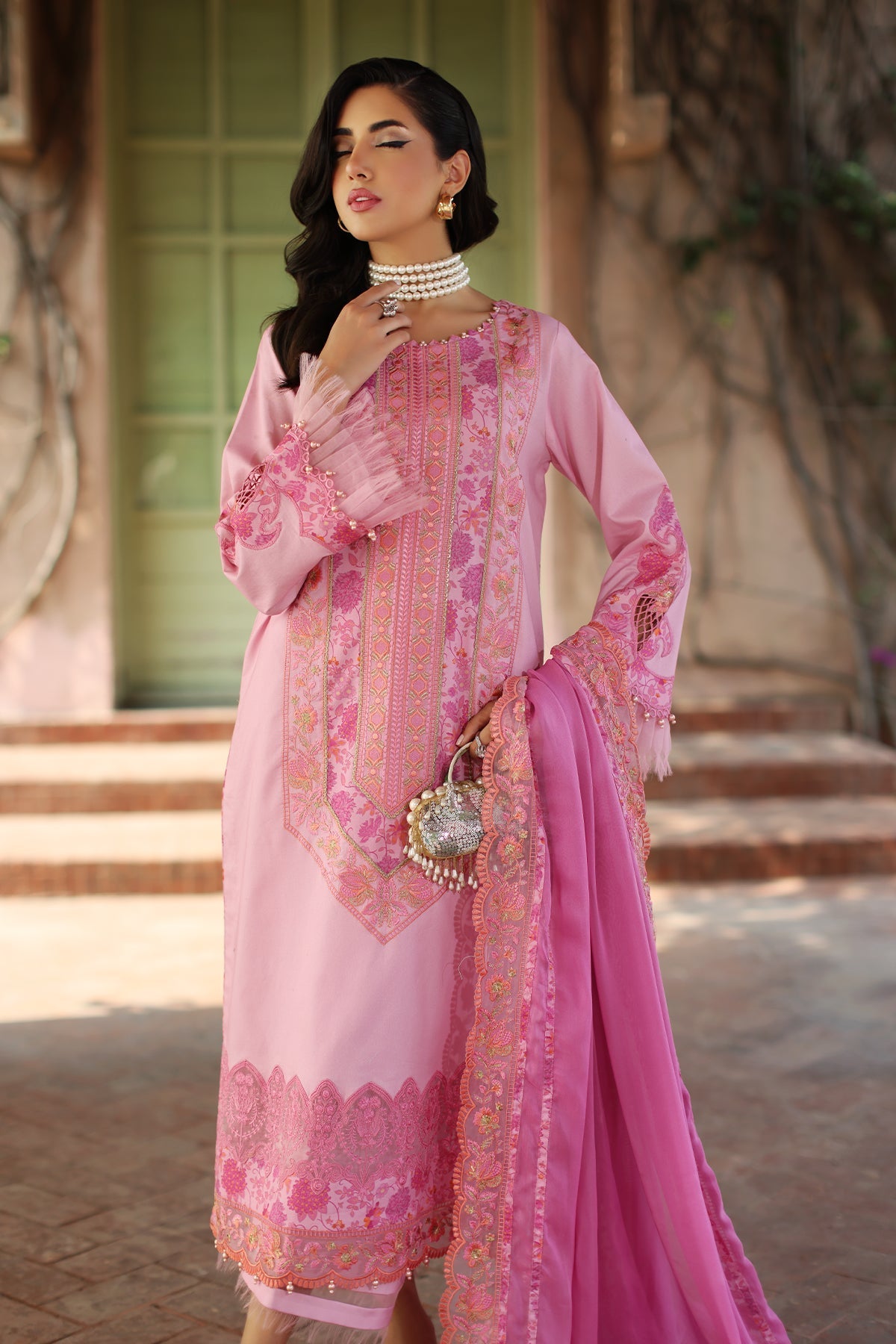 Charizma | Lawn Collection 24 | AS4-10 - Official Charizma - Agha Fabrics UK